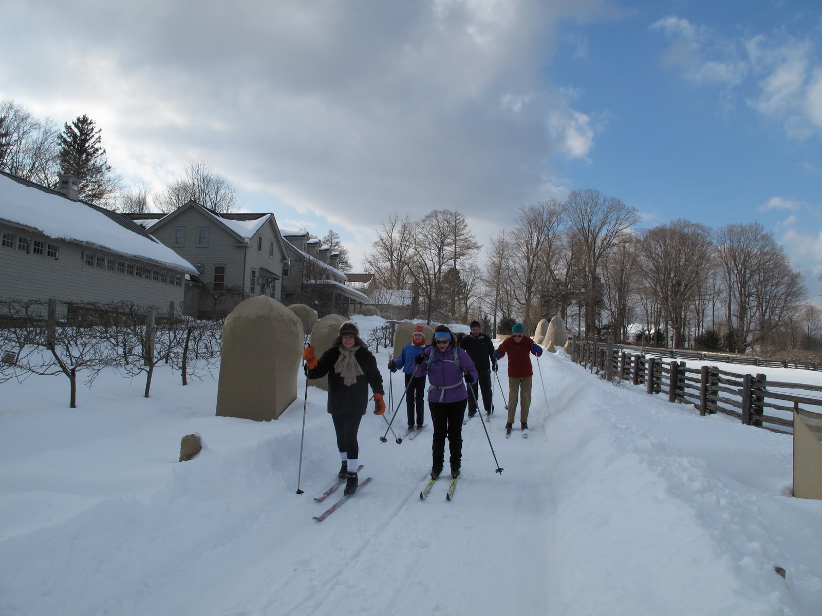 CrossCountry Skiing at my Farm The Martha Stewart Blog