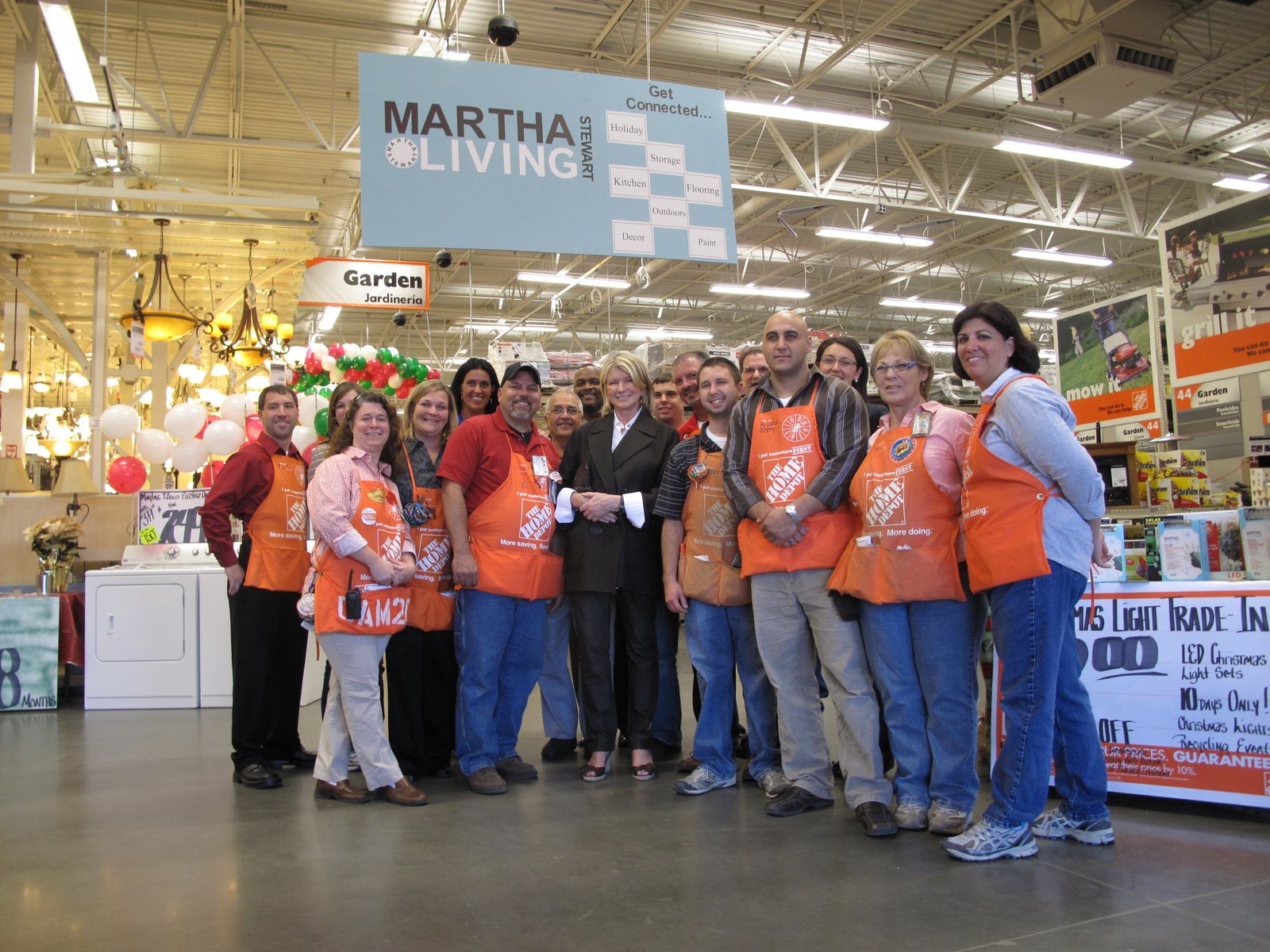 The Martha Stewart Blog Blog Archive Walking the Walk at The Home Depot