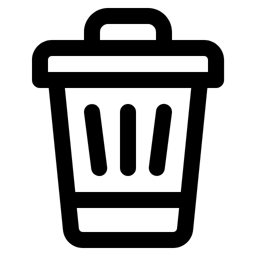 Trash Delete Icon Free PNG & SVG 7319327 Noun Project