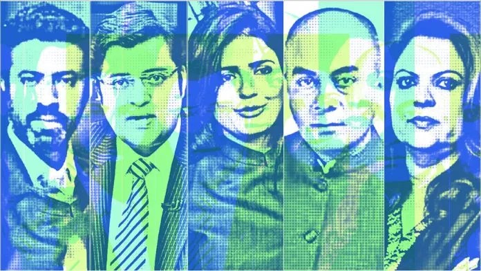 Why do anchors have all the fun? Because it's prime time on Indian news TV