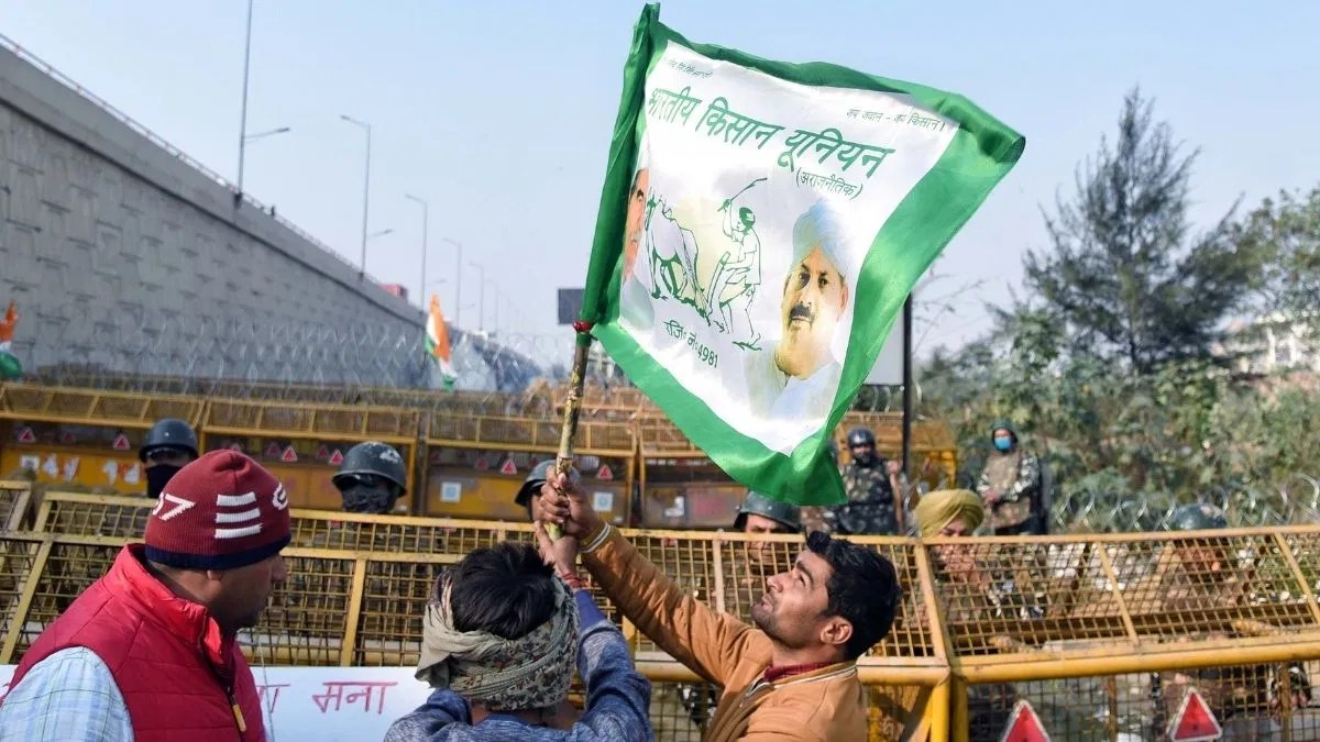 Protesting farmers staging 'chakka jam' block roads in