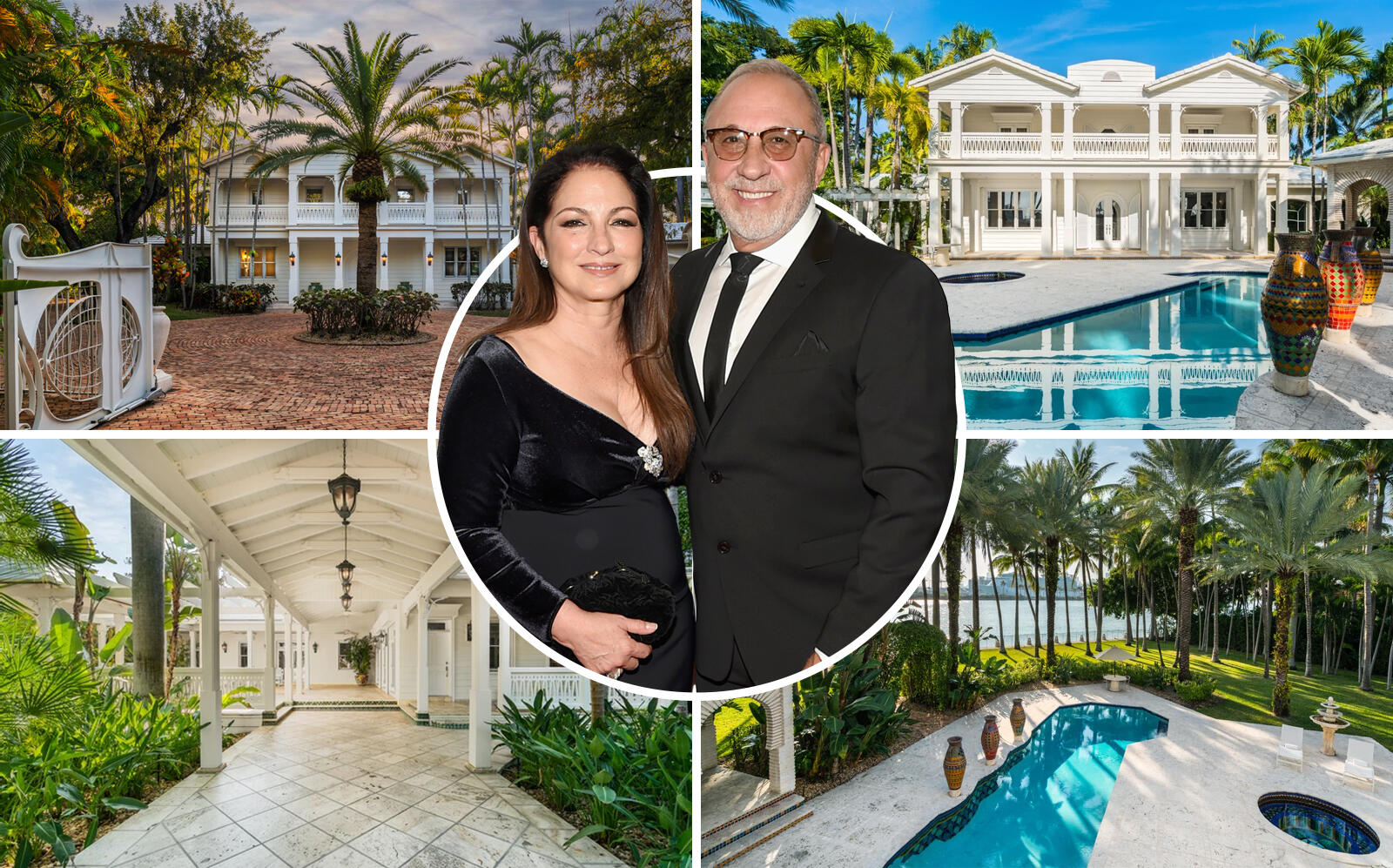 Gloria, Emilio Estefan Sell Star Island Manse in Miami Beach