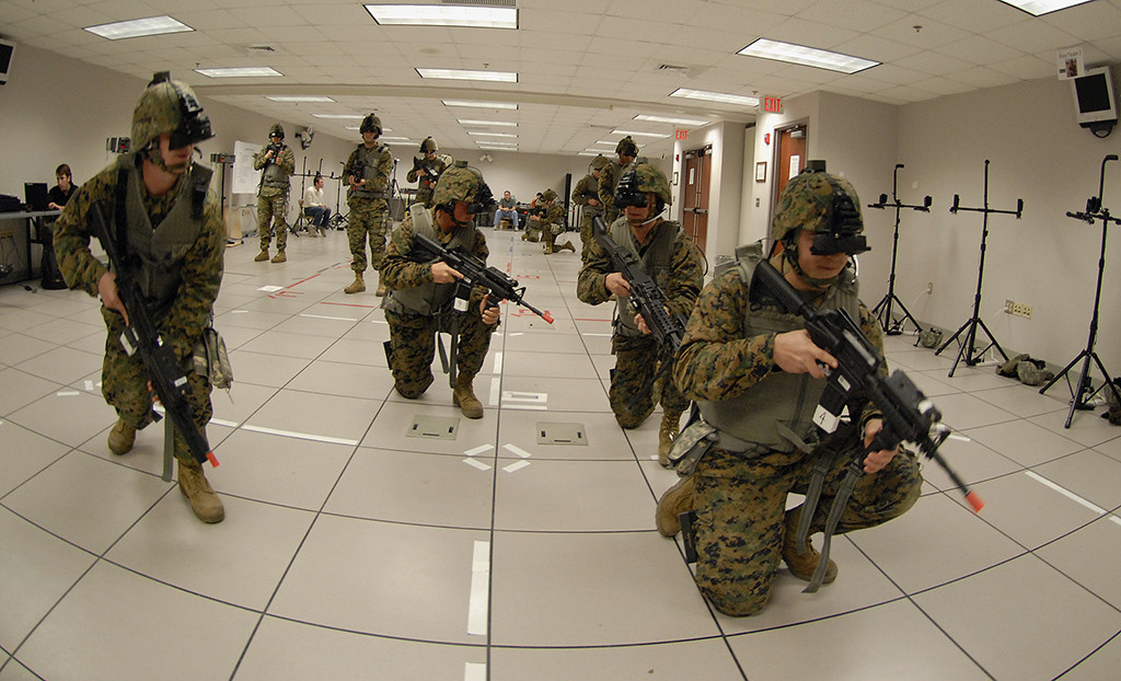 Virtual Reality for the military, training and combat simulations 2024