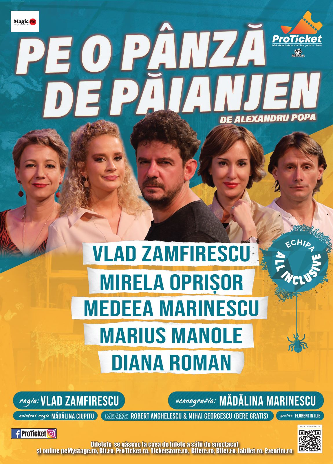 Bilete PE O PANZA DE PAIANJEN TIMISOARA Teatru BILET.ro