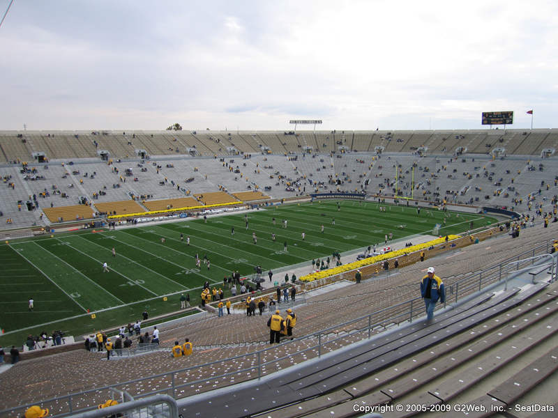 Notre Dame Stadium Seating Chart Interactive Two Birds Home