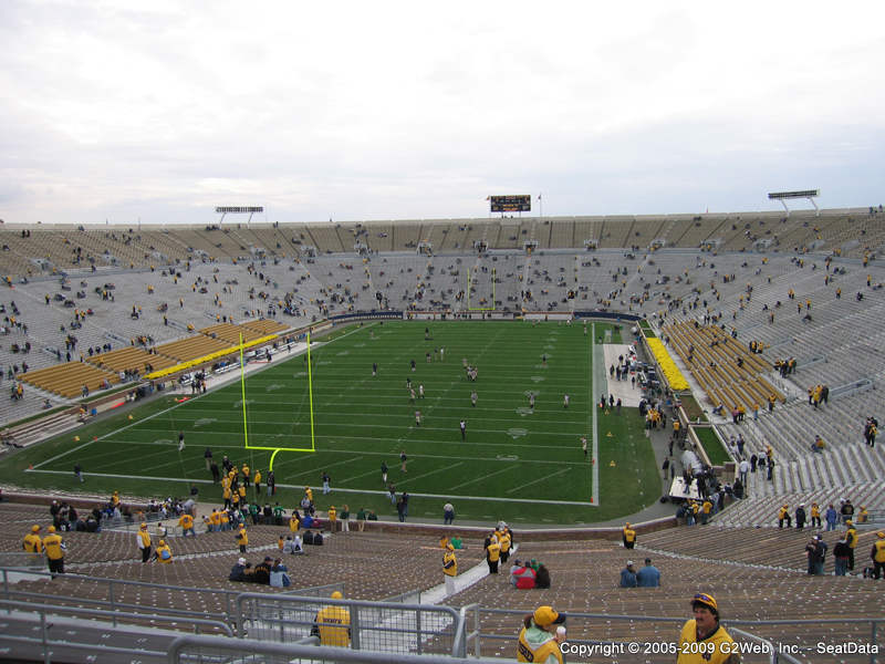 Notre Dame Stadium Seat Views Section by Section