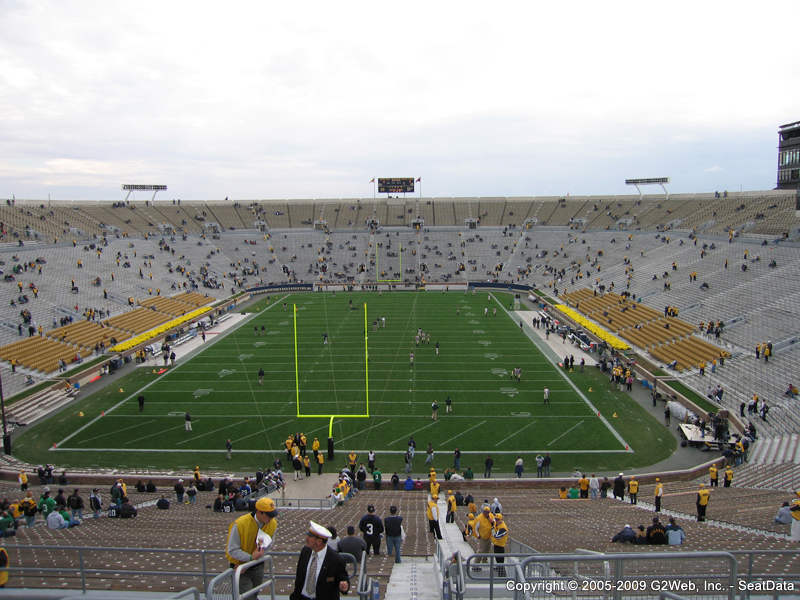 Notre Dame Stadium Seat Views Section by Section