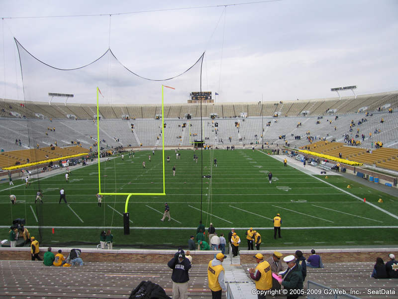 Notre Dame Stadium Seat Views Section by Section