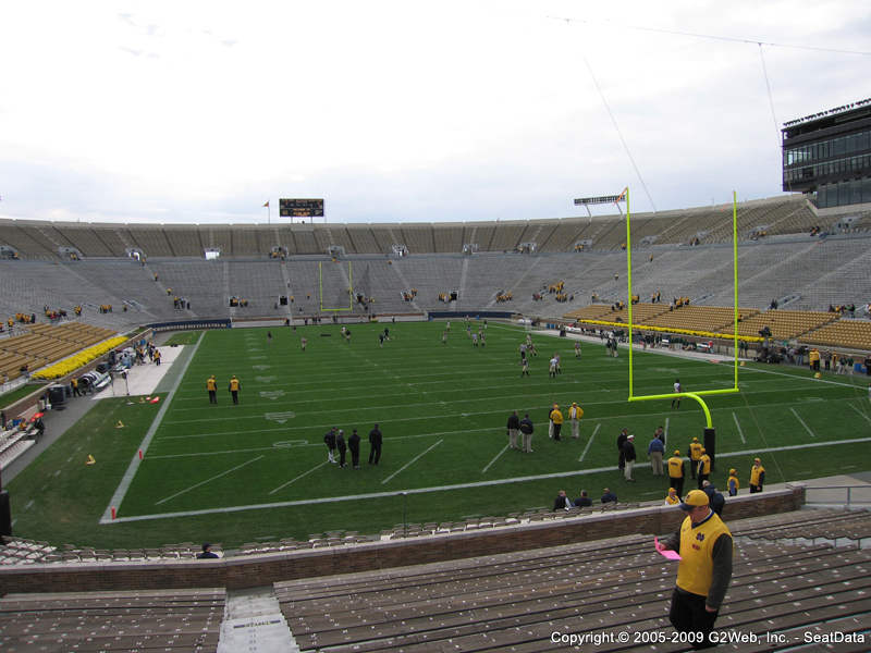 Notre Dame Stadium Seat Views Section by Section
