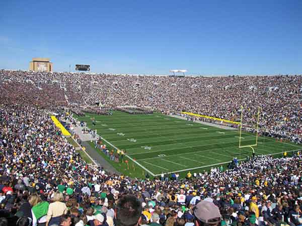 Notre Dame Stadium Seating Chart - Row & Seat Numbers