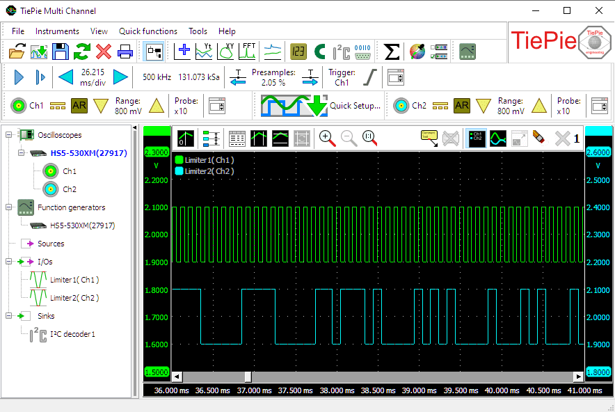 Cleaning up digital signals Articles TiePie USB oscilloscopes, spectrum analyzers, data