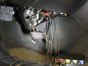 Acceleration pedal sensor measurement