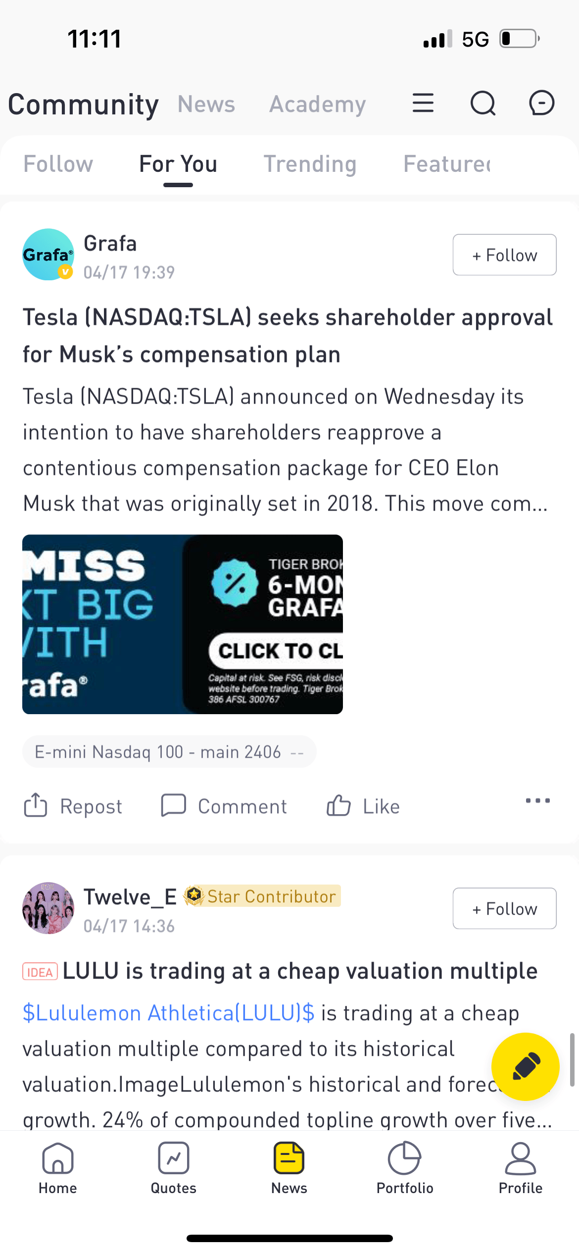 Earnings toolbox trade like a pro