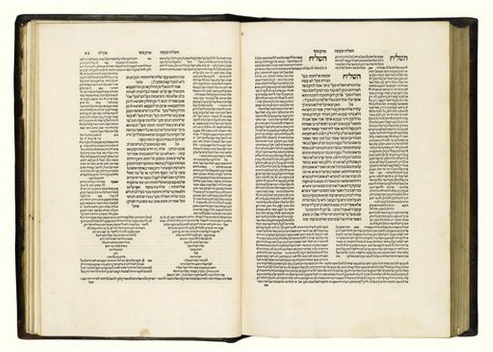'Pristine' first printing of the Talmud to be auctioned The Times of