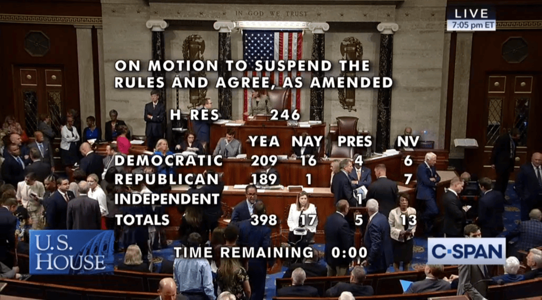 US House overwhelmingly passes antiBDS resolution The Times of Israel