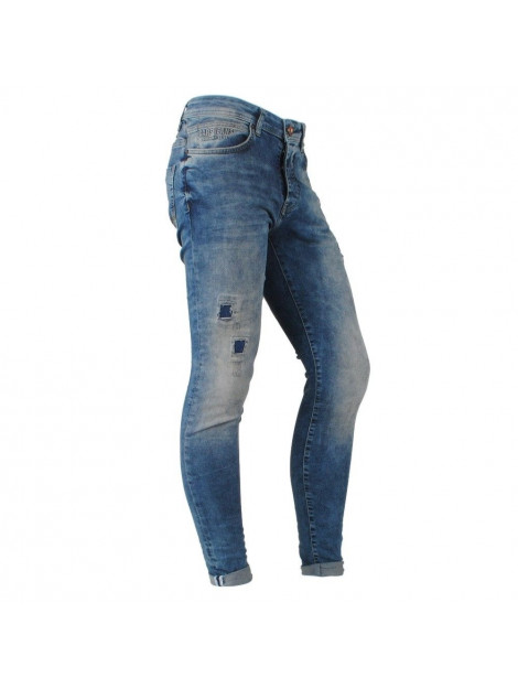 Cars Heren Jeans Super Skinny Lengte 36 Damaged Look Stretch Aron Denim