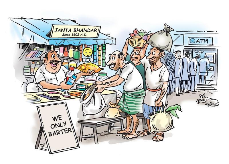 barter system Cash crisis brings back barter system to rural Gujarat
