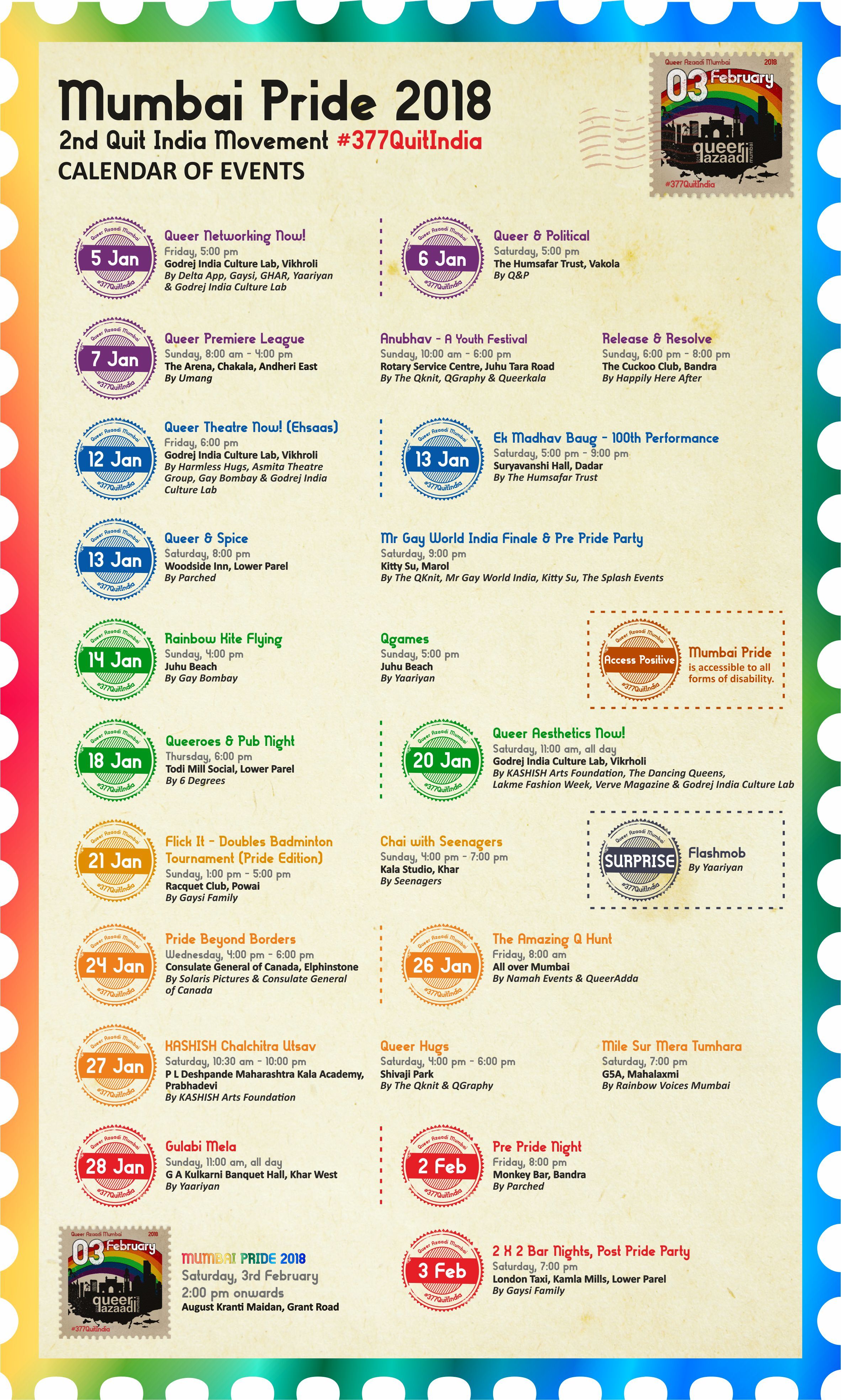 Mumbai October 2023 Events Calendar 2018