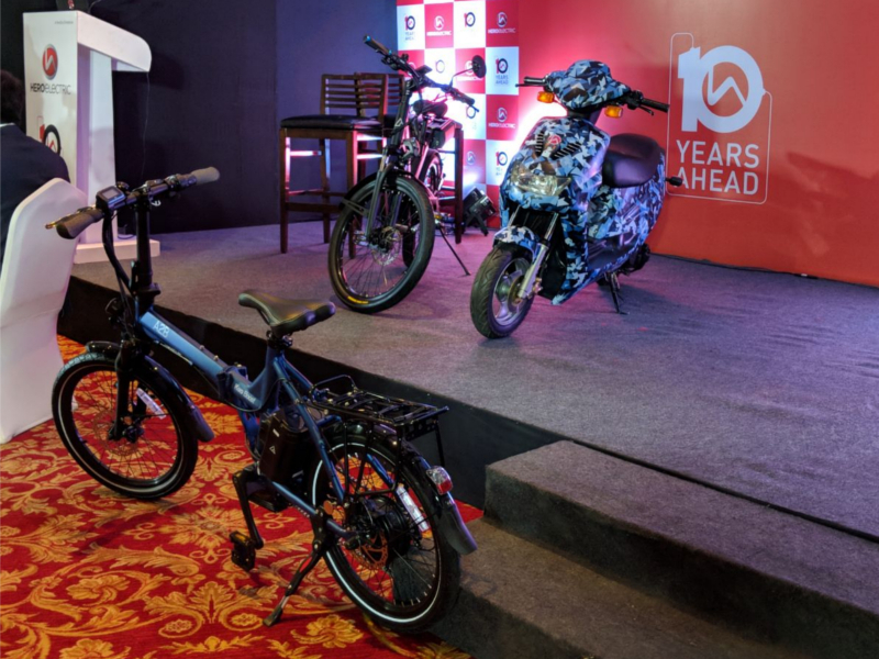 Hero Electric bikes Hero Electric unveils highspeed electric bikes in