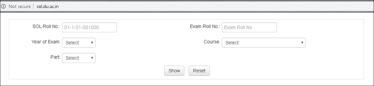 DU SOL Result DU SOL final results 2019 declared sol.du.ac.in