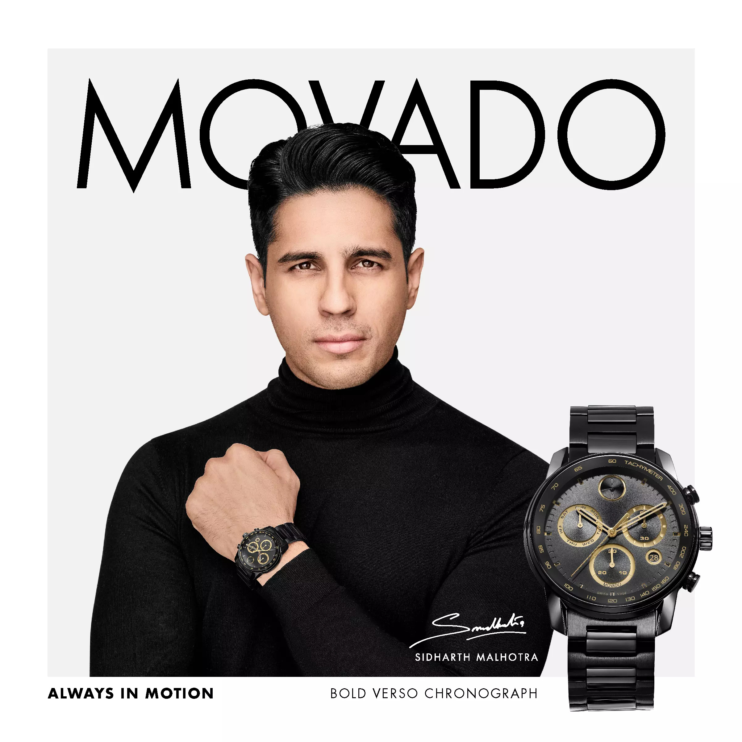 Always in Motion Movado unveils its latest India campaign with
