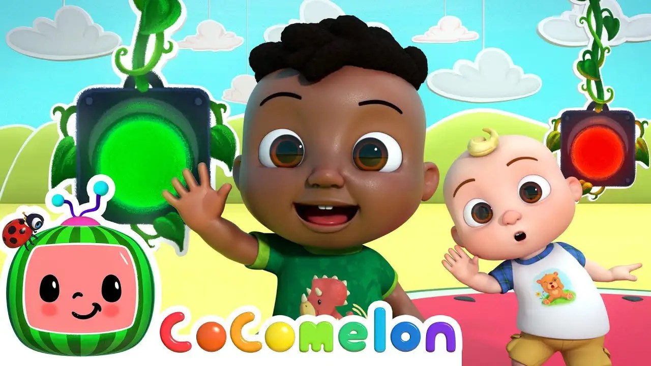 English Nursery Rhymes Kids Video Song in English 'Red Light Green