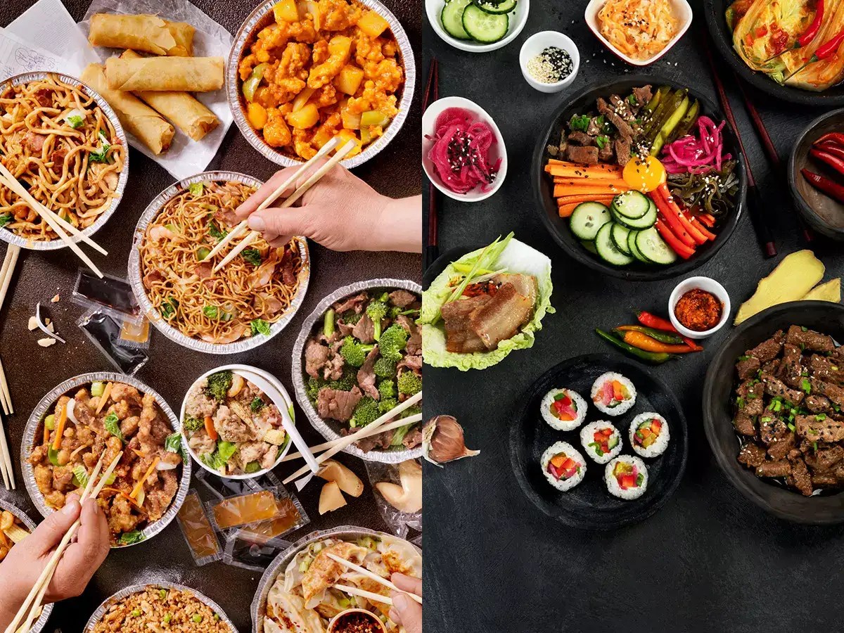 Difference between Korean and Chinese cuisines