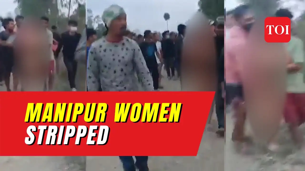 Disturbing viral video sparks outrage as two Manipur women are seen