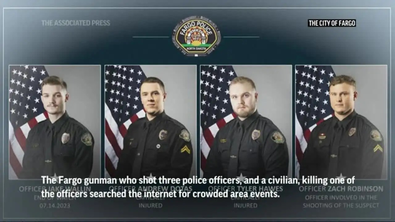 North Dakota AG Fargo shooter searched for 'crowds'