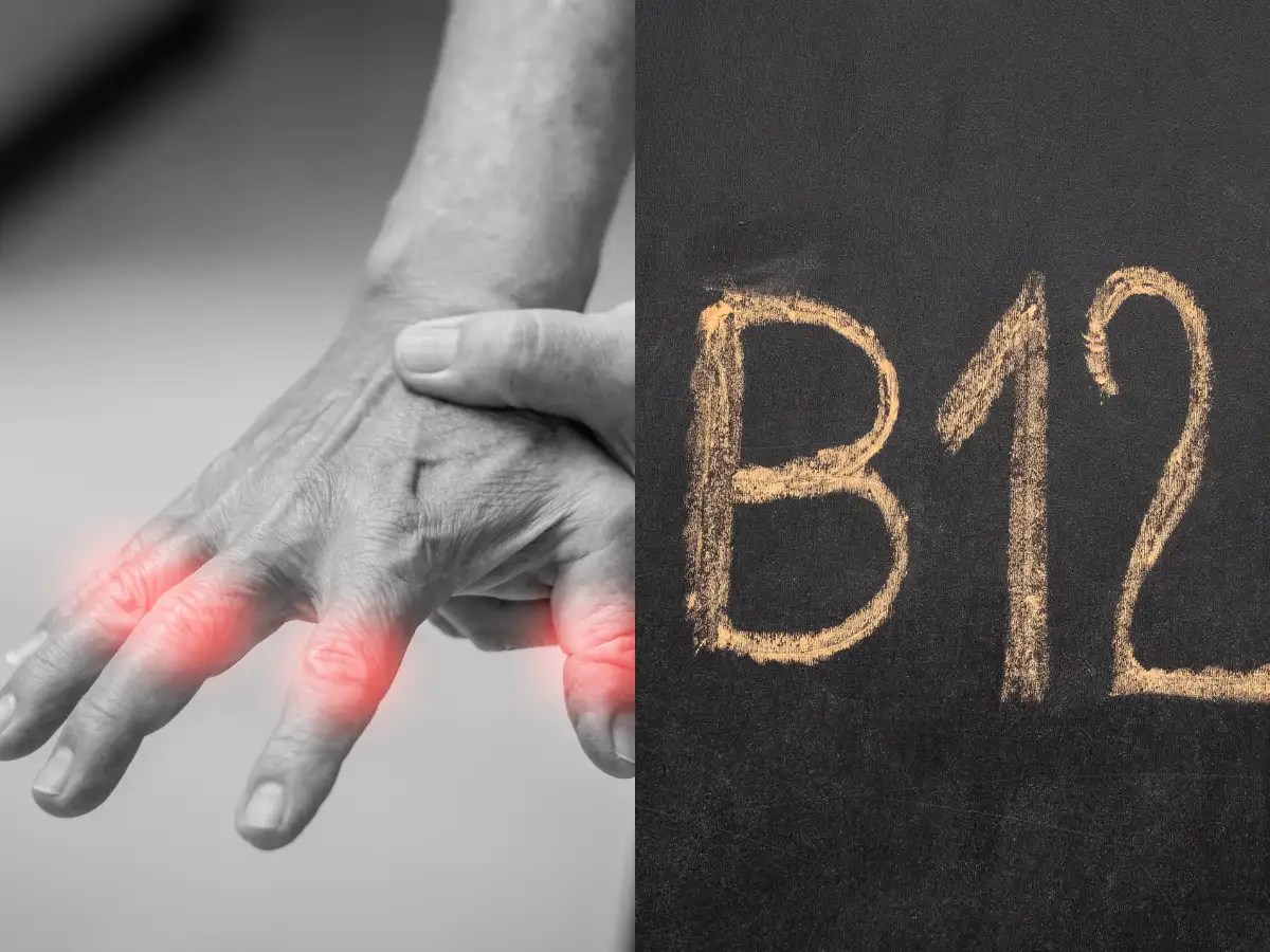 B12 deficiency signs Tingling in the hands and feet can be an early