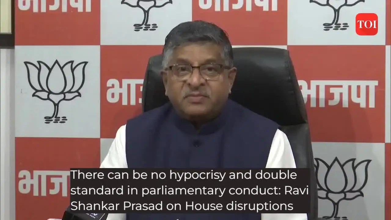 There can be no hypocrisy, double standard in parliamentary conduct