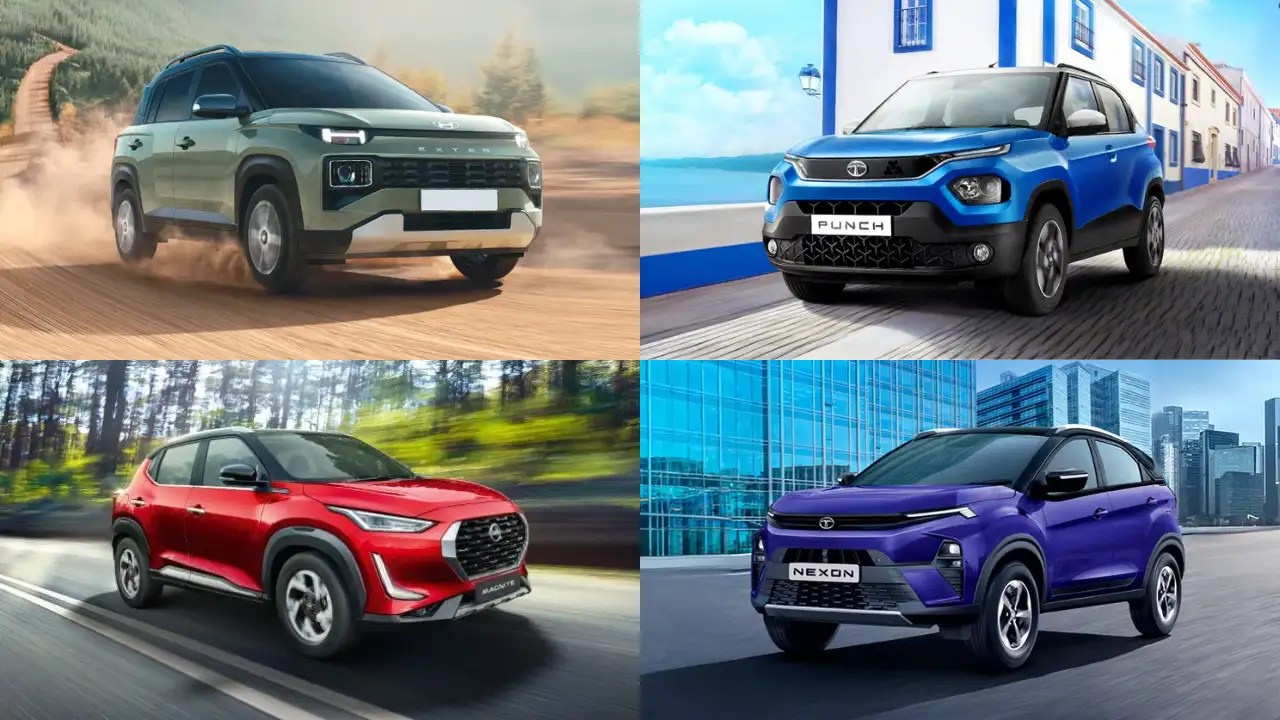 Compact and Micro SUVs with highest ground clearance Hyundai Exter to