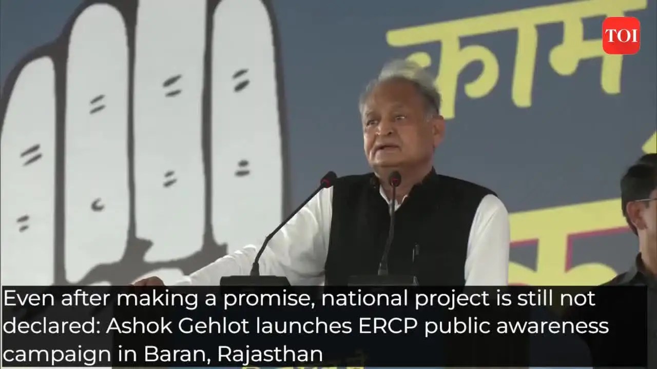 Rajasthan CM launches ERCP campaign, says project will impact whole state