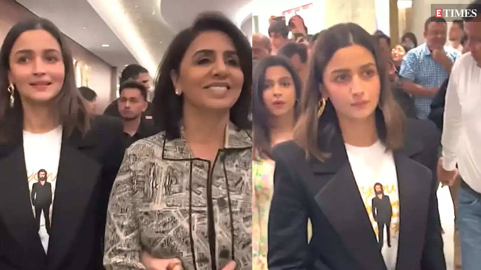 Alia Bhatt’s Tshirt with Ranbir Kapoor’s ‘Animal’ character leaves the