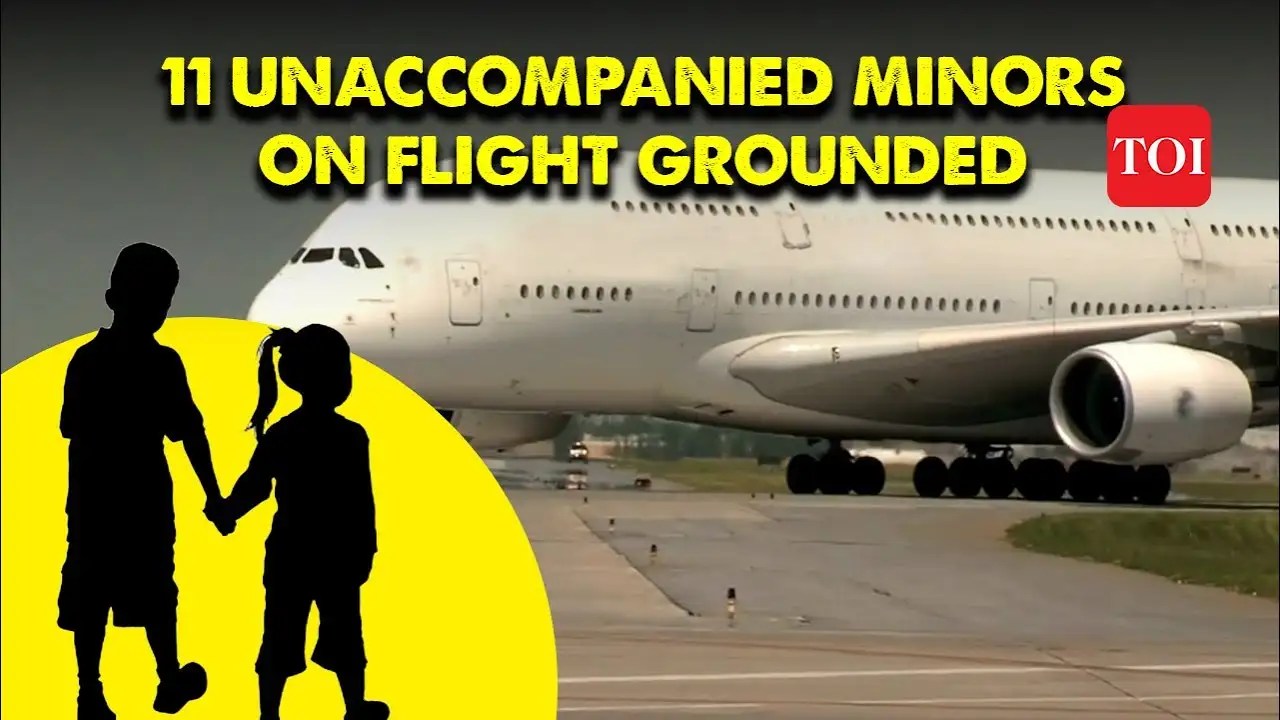 Flight grounded in France 11 minors on plane, 10 Indian