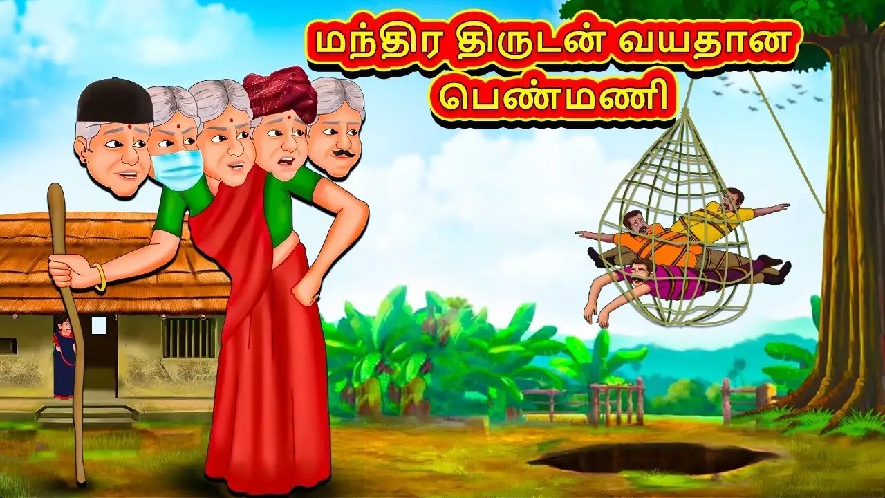 Watch Popular Children Tamil Nursery Story 'Magical Thief Old Lady' for