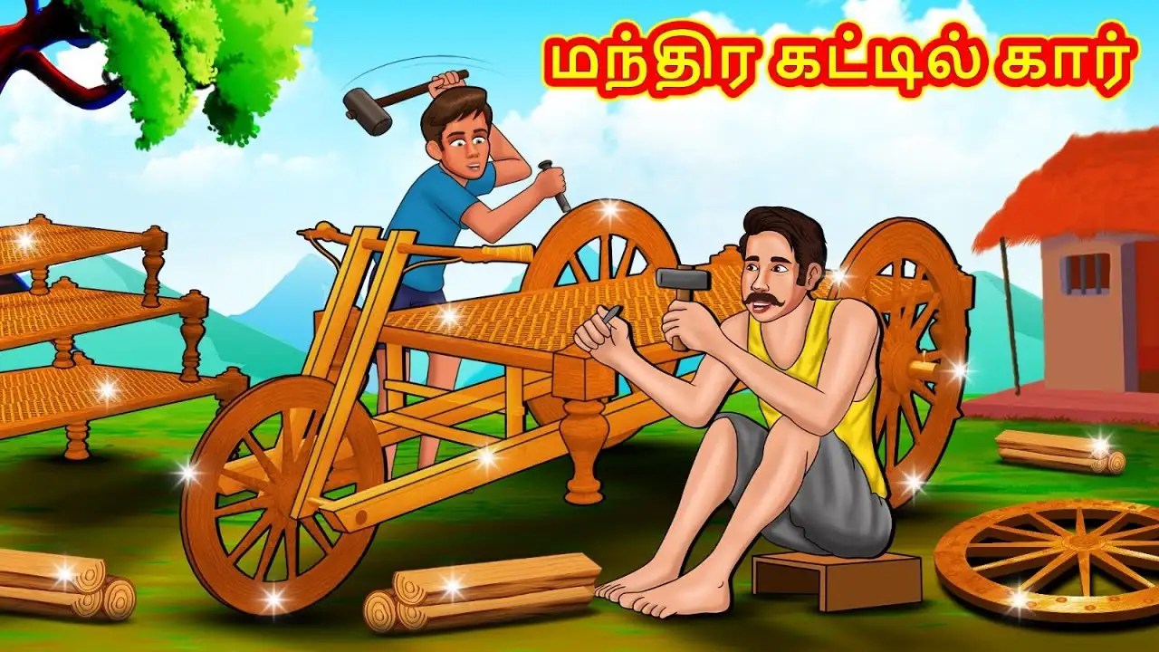 Watch Popular Children Tamil Nursery Story 'The Magical Cot Car' for