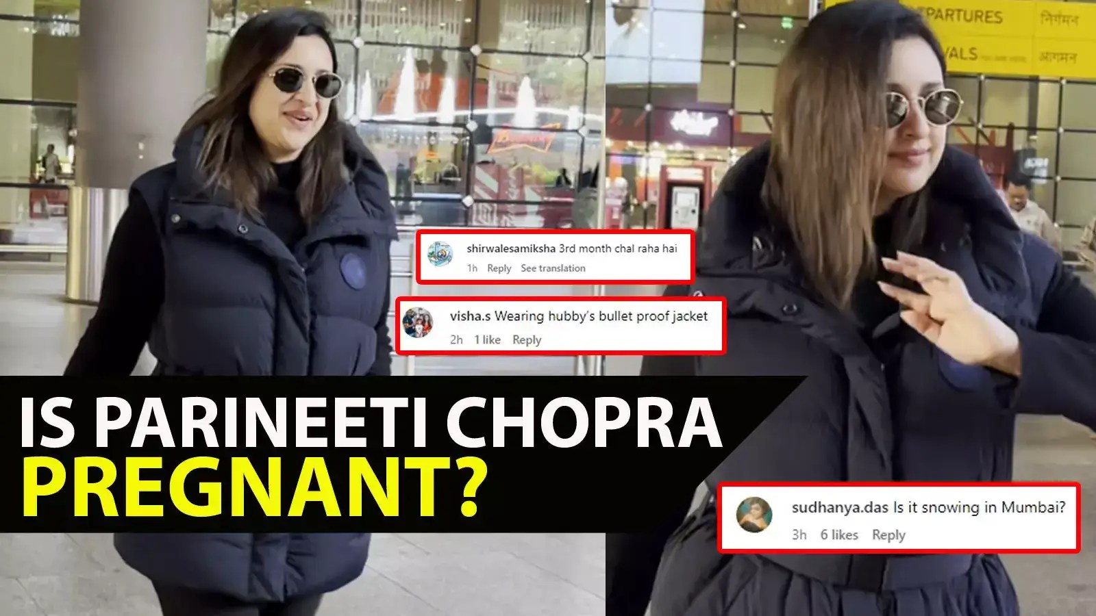 Parineeti Chopra's viral airport video sparks 'pregnancy' speculation