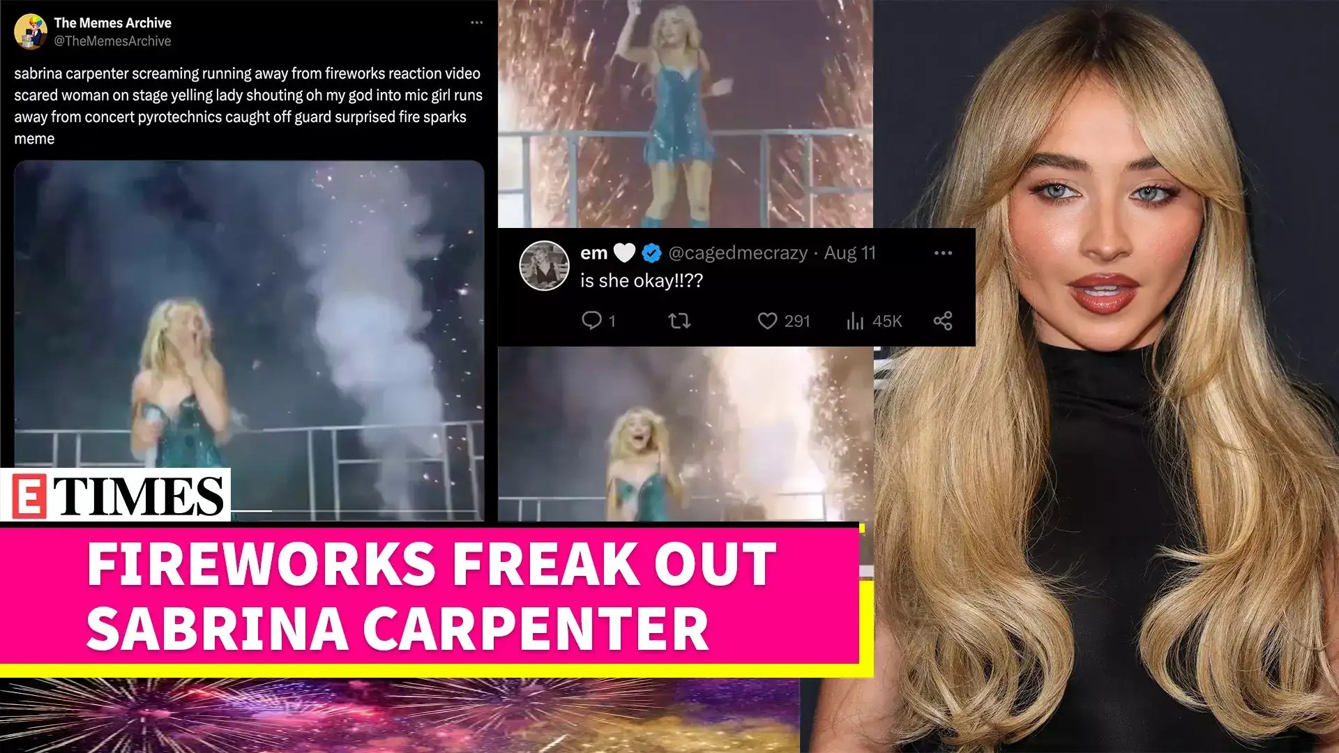 Singer Sabrina Carpenter's Concert Turned Nightmare Narrowly Escapes