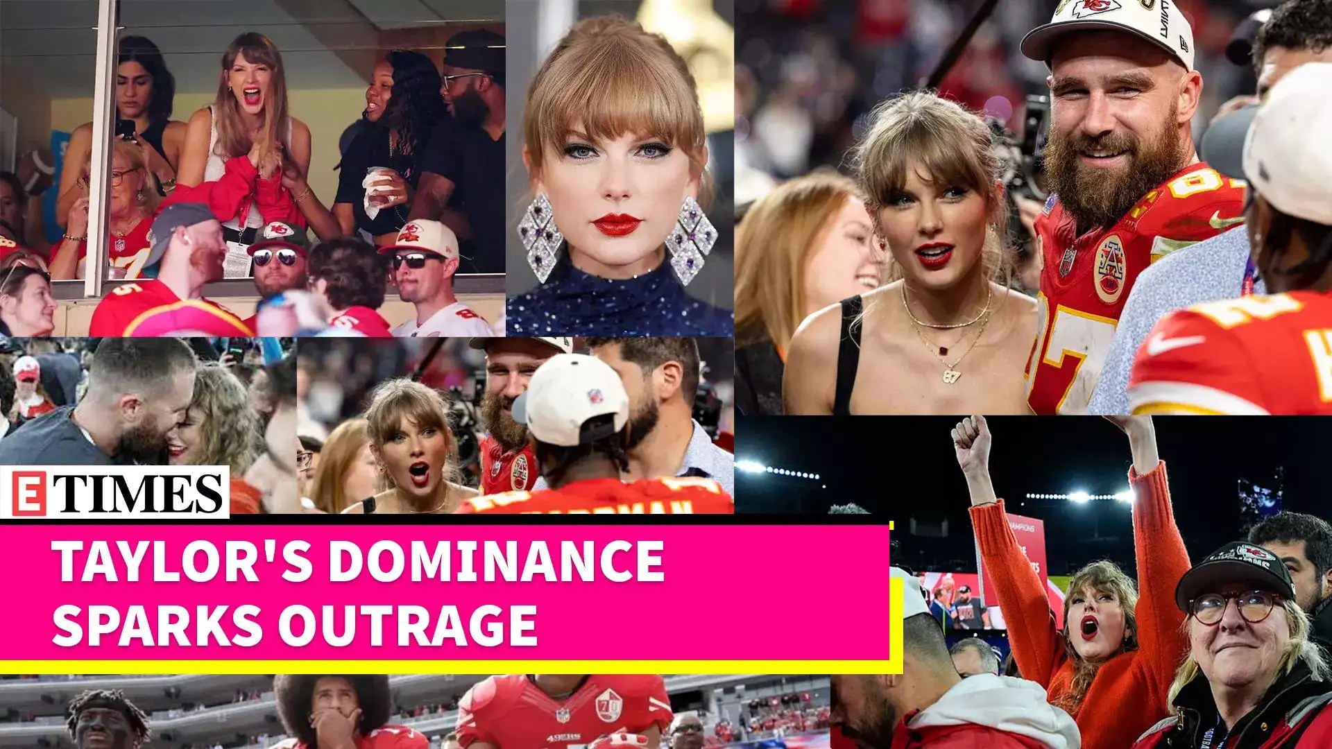 'Embarrassing, Absurd!' NFL & Travis Kelce Fans Blast Singer Taylor