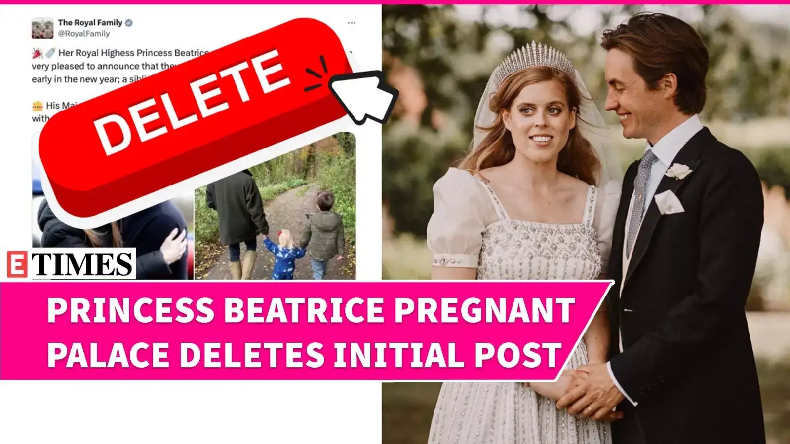 Buckingham Palace Deletes Initial Princess Beatrice's Pregnancy
