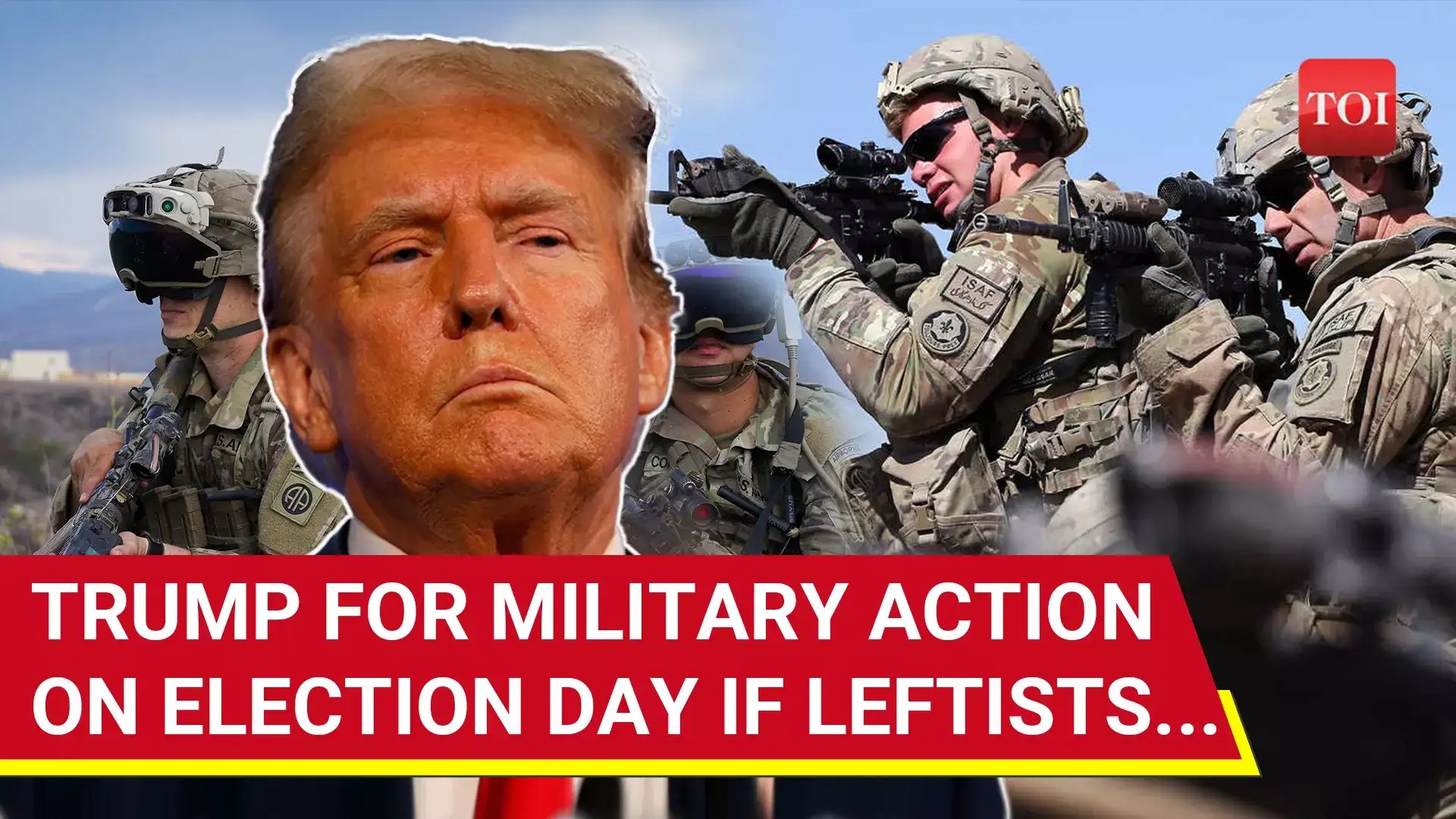 'Radical Left Lunatics' Trump's Chilling Military Action Call To Deal