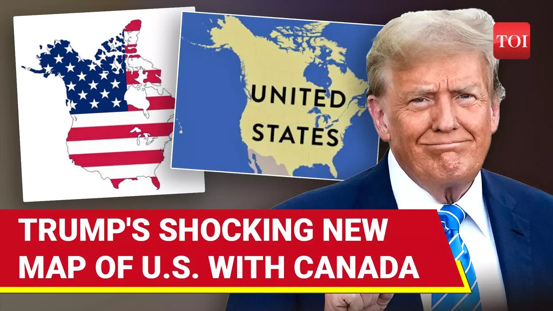 Trump Ups The Ante, Publishes New U.S. Map with Canada Amid '51st State