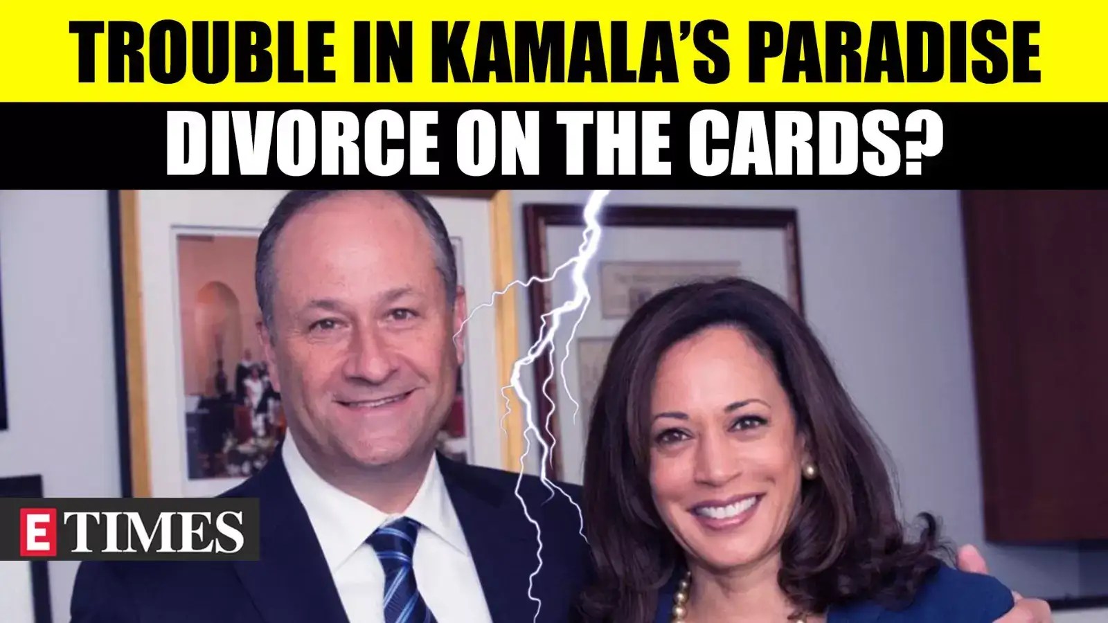 Kamala Harris May Be Getting A Divorce Former Vp Blaming Husband For