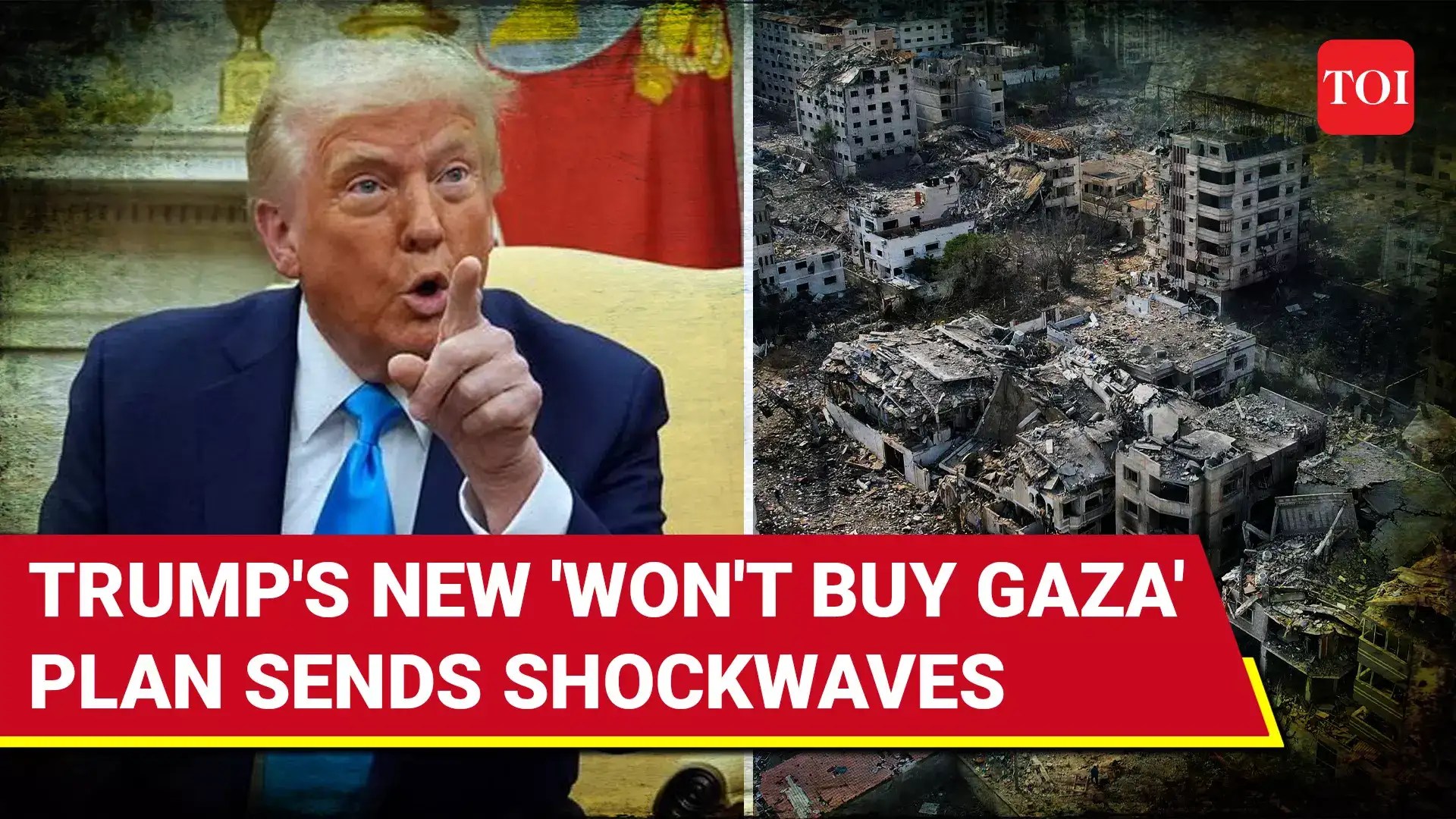 Trump's Shocking Revelation On US' Gaza Takeover 'Won't Buy, Will Take