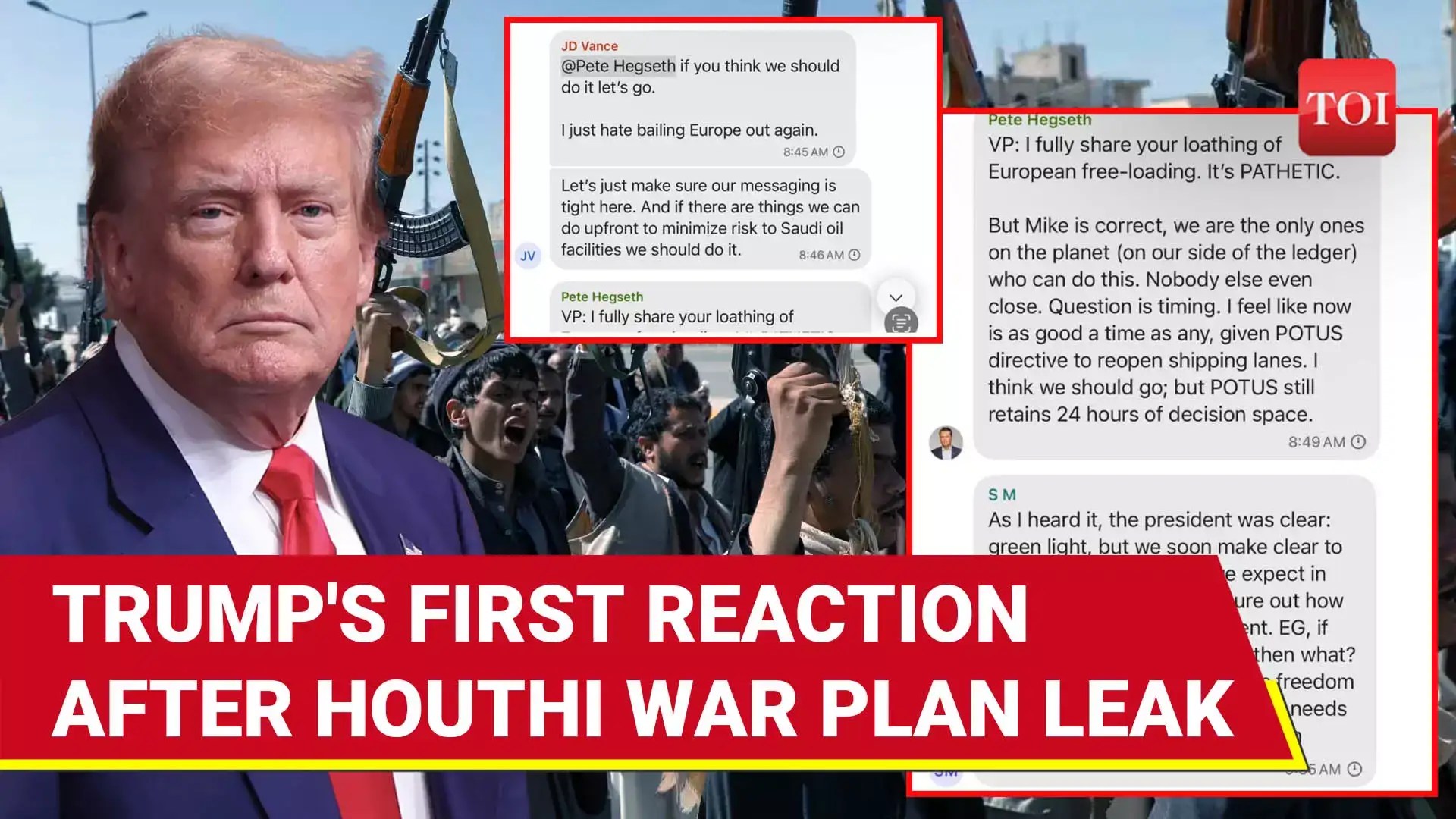 'Waltz Learnt A Lesson...': Trump's SHOCKING Response To Houthi War