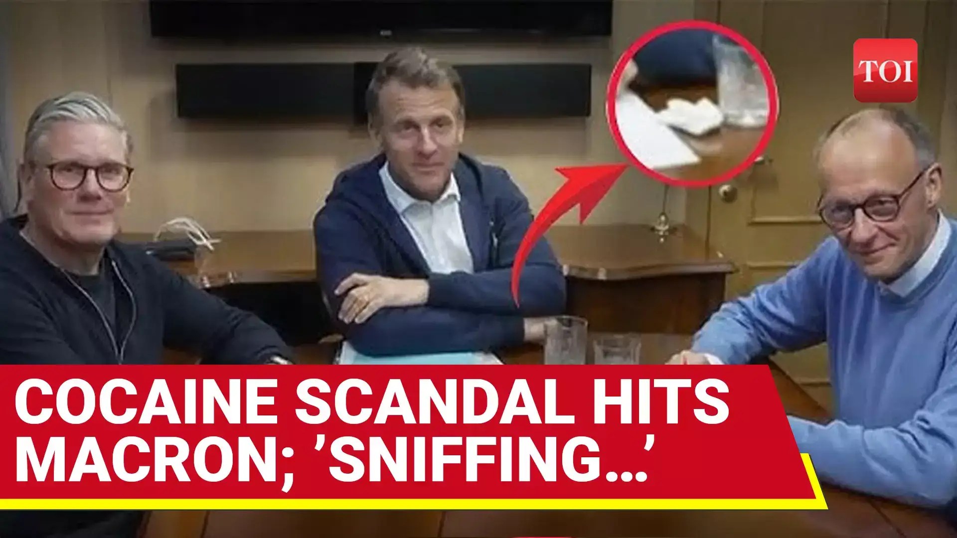 Macron In Cocaine Scandal? ‘Merz, Starmer With French President