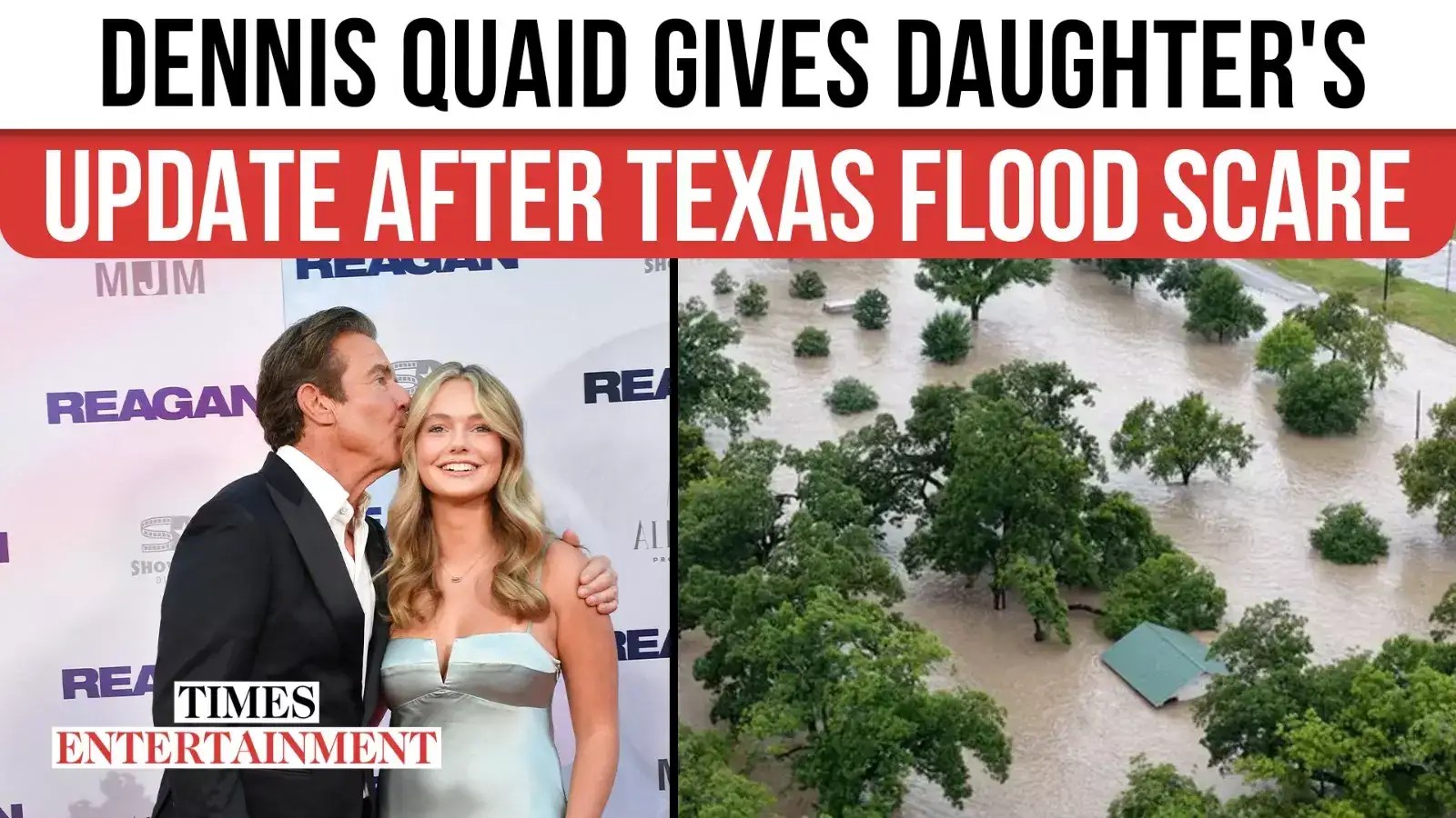 Dennis Quaid Gives Relieving Update On Teen Daughter Working Near Flood