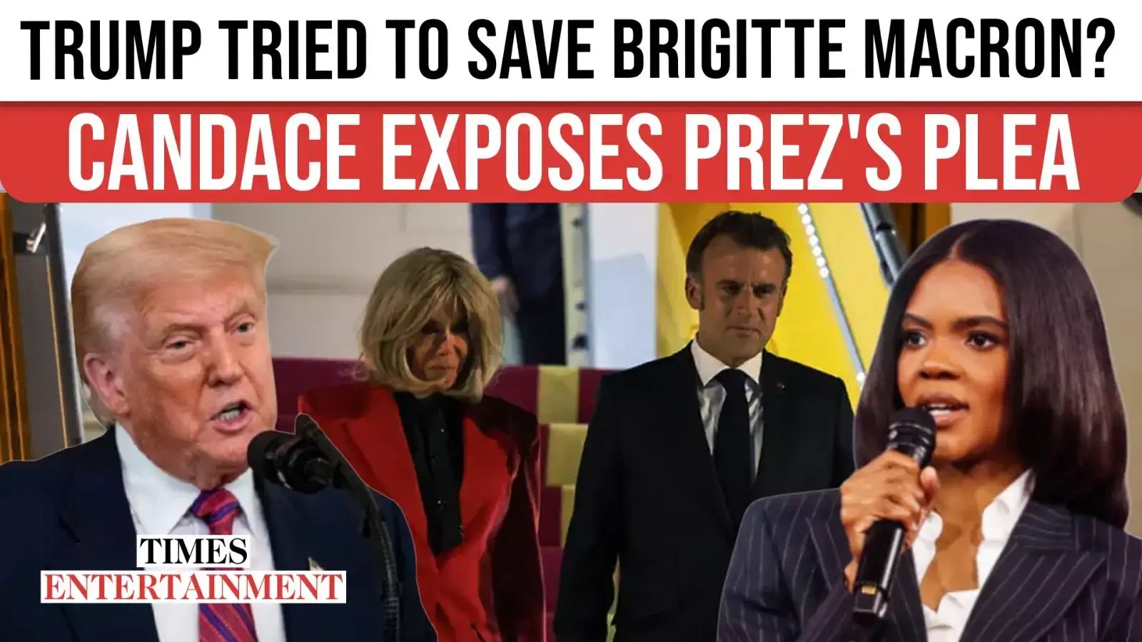 Trump's Personal Plea to Candace Owens Over Brigitte Macron Theory