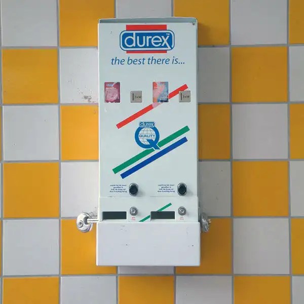 Now, a condom on the move! Condom vending machines are placed in public